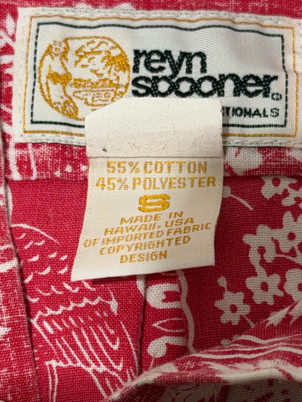 Vintage Reyn Spooner Lahaina Sailor Reverse Print Hawaiian Popover Shirt Small - Picture 5 of 7
